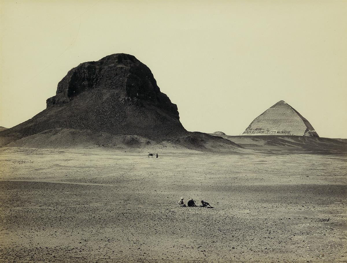 FRANCIS FRITH (1822-1898) The Pyramids of Dahshoor, from the East.